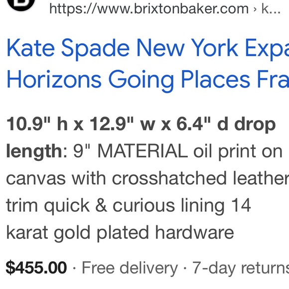 Kate Spade Expand Horizons Going Places Francis tote - Picture 16 of 16